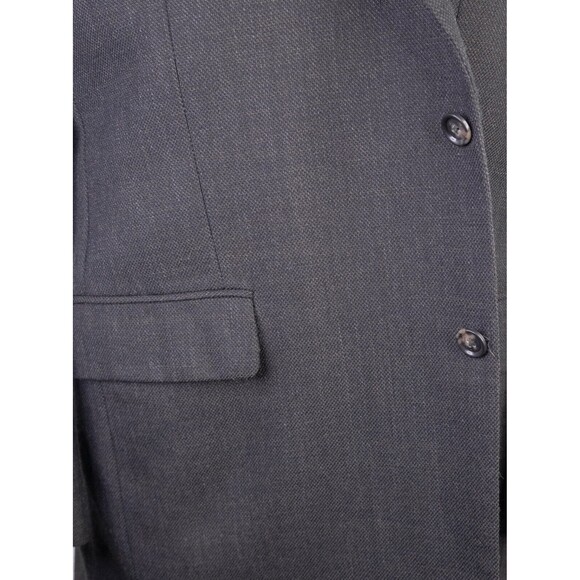 Jos A Bank Traveler's Sport Coat Blazer Jacket Mens 48L Olive 2 Buttons Wool EUC - Picture 3 of 13